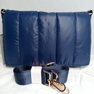 Quilted Crossbody - Blue